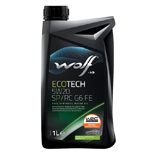 Моторное масло Wolf EcoTech 5W20 SP/RC G6 FE, 1л